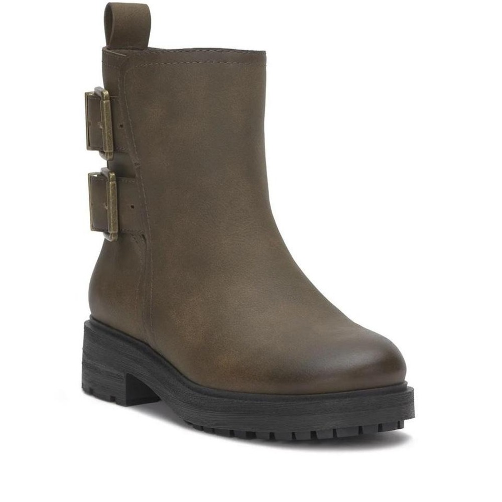 NEW LUCKY BRAND lug CANDRE MOTO BOOT SIZE 6
